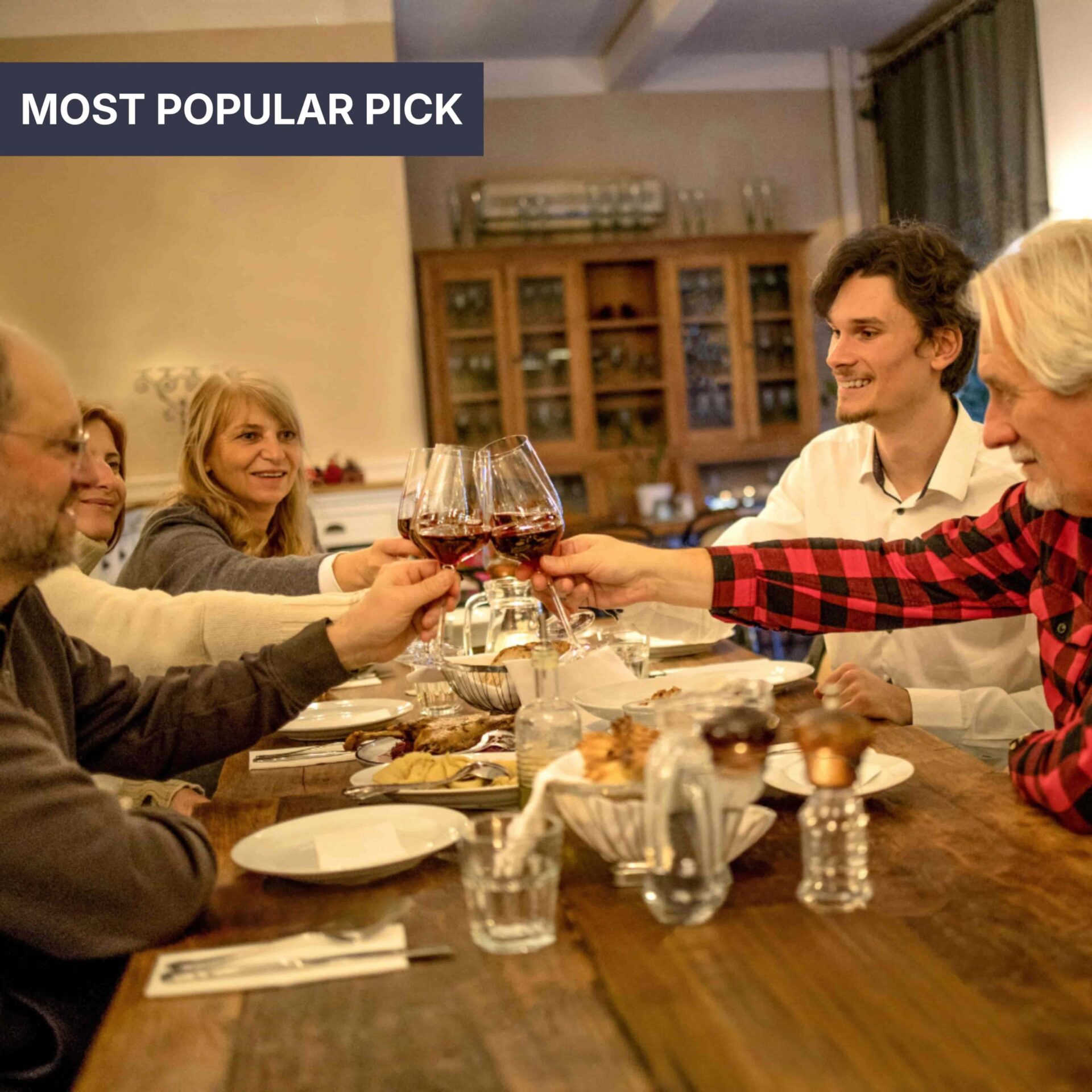 Full-meal food tour experience featuring top-rated local restaurants.